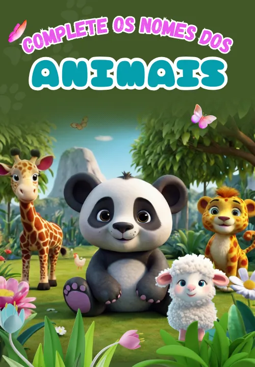Complete os Nomes dos Animais